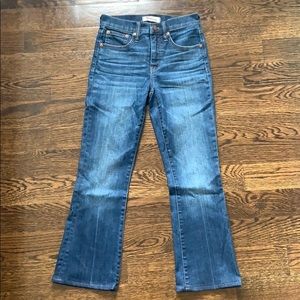 Madewell Cali Demi Boot Jeans - size 24